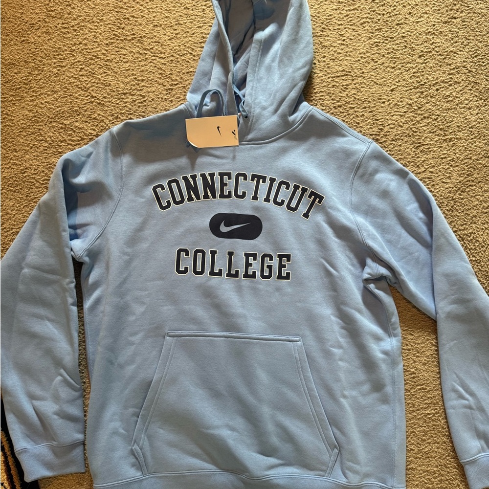 Nike Sky Blue Connecticut College Hoodie